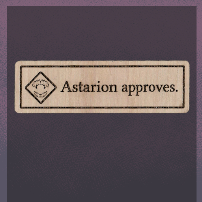 Astarion approves